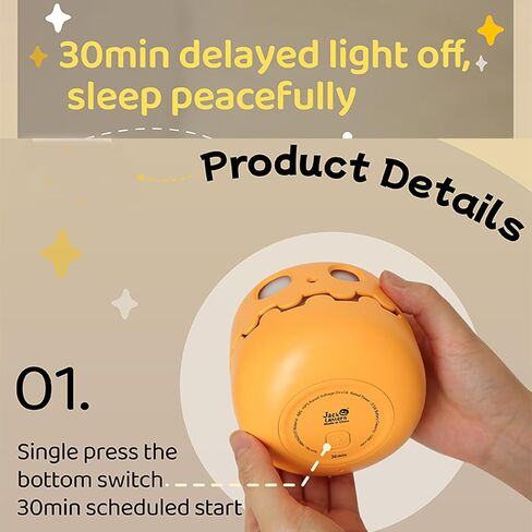 Cute Pumpkin Night Light, Halloween Party Decoration Pumpkin Lamp, USB Type-C Charging Bedside Lamp, Camping Light, Rechargeable Battery Powered LED Light, for Outdoor & Indoor (Hi) in Saudi Arabia