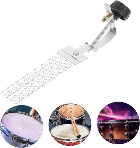 2 قطعة مقاومة للصدأ Snare طبل سلك الأشرطة العالمي قرع أداة ملحق نصف كمين حزام للتطبيل in Kuwait