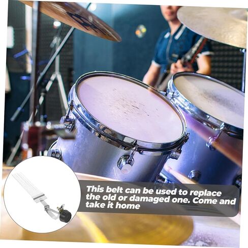 2 قطعة مقاومة للصدأ Snare طبل سلك الأشرطة العالمي قرع أداة ملحق نصف كمين حزام للتطبيل in Kuwait