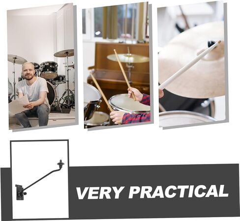 Cymbal Wall Hanger Durable Cymbal Display Rack Easy Install Drum Support Holder for Home Office Studio Sleek Modern Design for Versatile Storage in Saudi Arabia