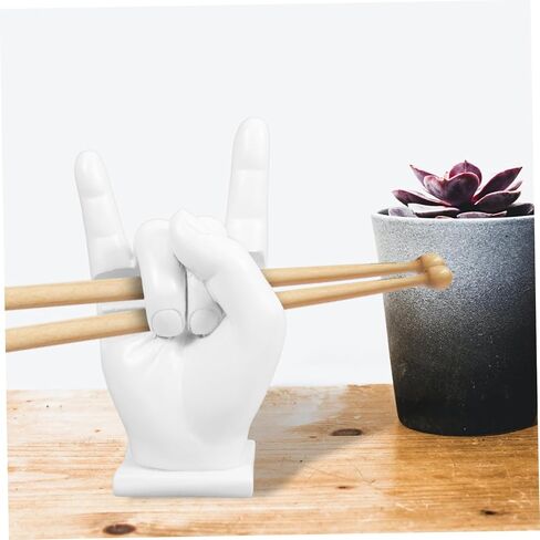 Vaguelly Resin Drum Stick Holder Stand Storage for Percussion Instruments Drumstick Rack Organizer Sturdy Music Accessory for Tongue Drums in Saudi Arabia