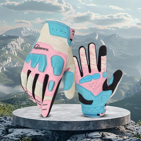 EUDE Mountain Bike Gloves - Anti-Fall Protection for Women and Men, Ultra-Thin and Breathable With Touchscreen Fingers for Riding, Motorcycle, ATV in Saudi Arabia