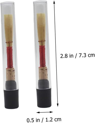 Vaguelly 2pcs Oboe Replacement for Beginner Replacement Oboe Oboe Kit Musical Instrument Parts Instrument Beginners Oboe Part Handmade Oboe Red in Saudi Arabia