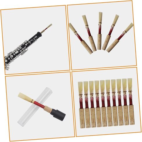 Vaguelly 2pcs Professional Oboe Replacement for Beginner Advanced Players Woodwind Instrument Part in Saudi Arabia
