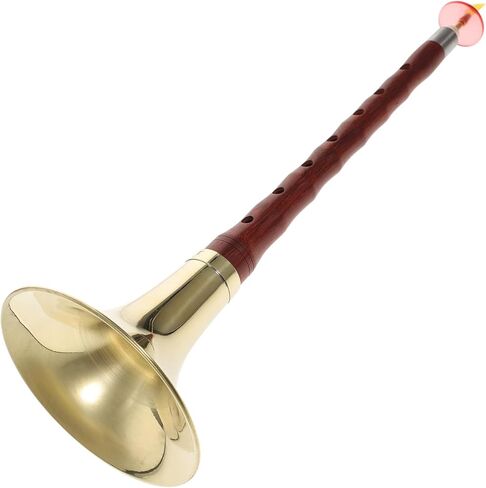 Ethnic Reed Suona in f Key Chinese Wind Instrument Made for Easy Playing Random Color in Kuwait