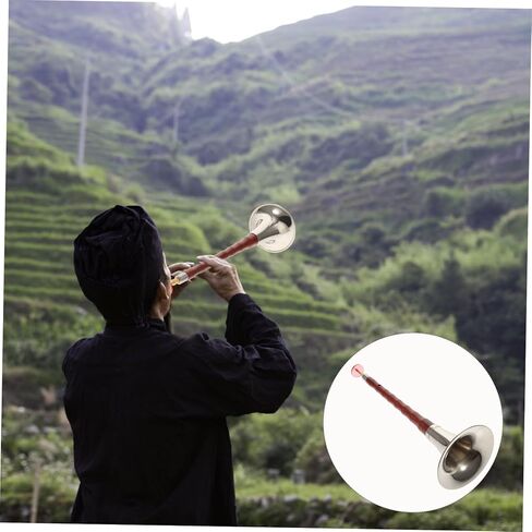 Ethnic Reed Suona in f Key Chinese Wind Instrument Made for Easy Playing Random Color in Kuwait