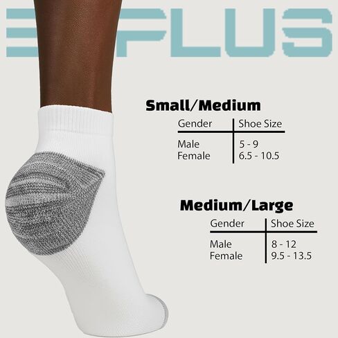 Esplus Athletic Sports Socks for Men & Women, Cushioned Instep & Ankle Support, Breathable, Moisture-Wicking, Odor Control in Saudi Arabia