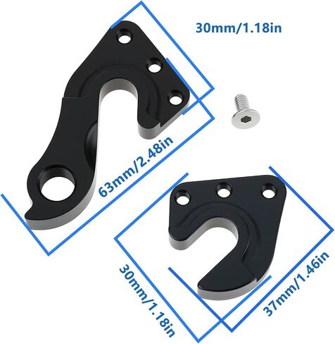 خلق فكرة زوج واحد من الدراجات الخلفية Derailleur Gear Mech Hanger Drive Side and Non CNC CC1053a CC1053b متوافق مع فريق Boardman 29er in Saudi Arabia