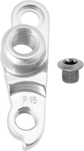 ECSiNG 1 قطعة دراجة Derailleur شماعات سبائك الألومنيوم M12x1.5mm Derailleur شماعات مع مسامير استبدال جزء GH-187 متوافق مع دراجة وايت لM12x1.5mm من خلال المحور in Kuwait