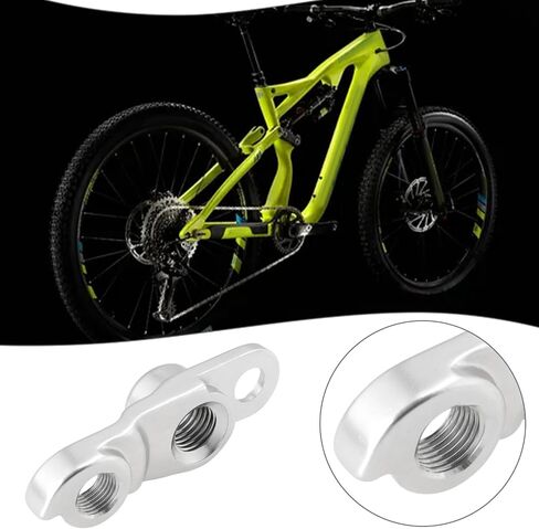 ECSiNG 1 قطعة دراجة Derailleur شماعات سبائك الألومنيوم M12x1.5mm Derailleur شماعات مع مسامير استبدال جزء GH-187 متوافق مع دراجة وايت لM12x1.5mm من خلال المحور in Kuwait