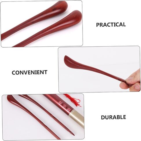 Homoyoyo 2pcs Large Hammer Dulcimer Hammers - Durable Practice Tools for Musicians Brown in Saudi Arabia
