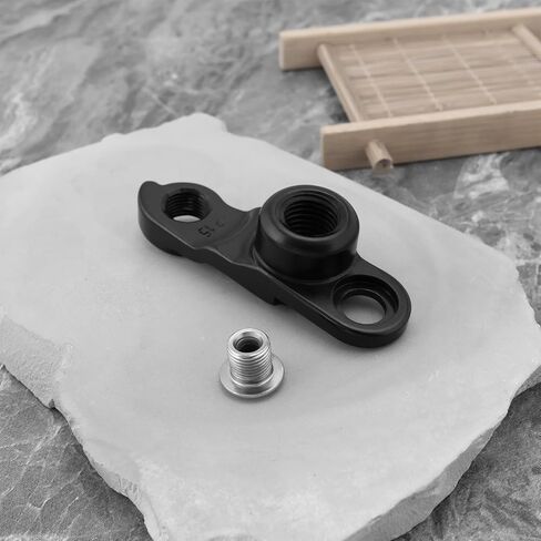 ECSiNG 1PC Bicycle Derailleur Hanger Aluminum Alloy M12x1.5mm Derailleur Hanger with Screws Replacement Part GH-187 Compatible with Whyte Bicycle for M12x1.5mm Through Axle in Saudi Arabia
