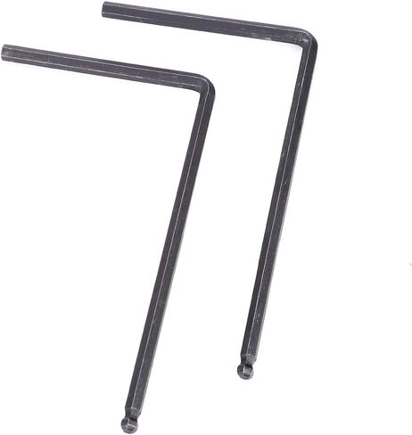 2 PCS Truss Rod Allen Wrench Tool Truss Rod Wrench, Steel L Shape Guitar Neck Adjustment Tool with Groove, Straighten Acoustic Neck (5mm/0.2in) in Saudi Arabia