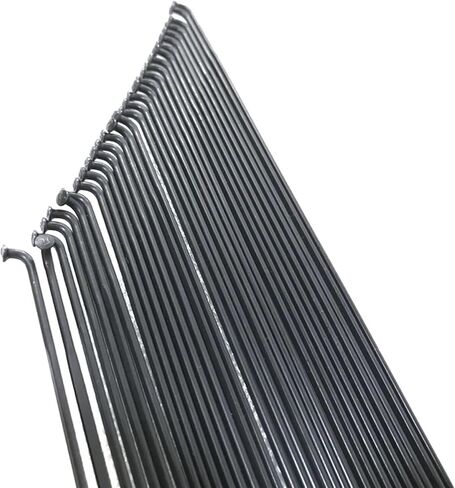 37pcs/lot Pillar 1423 PSR Spokes J-Hook J-Type J-Bend Gauge 14G 2.0 J-Curve Flat Bladed 168mm - 302mm Road Bike in Saudi Arabia