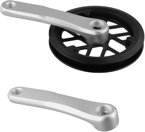 Childrens Bike Crankset, 32T folding bike chainring kids bike for ebike 127/140/152mm crankset, Plastic double protectors(32 * 140mm) in Kuwait