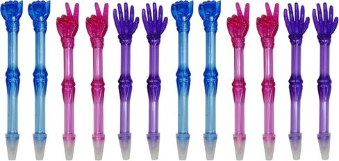 Maydahui 24 PCS Halloween Pen Finger Bone Ballpoint Pens Cute Gestures Pen Rock Paper Scissors Black Ink for Halloween School Boy Students Party in Saudi Arabia