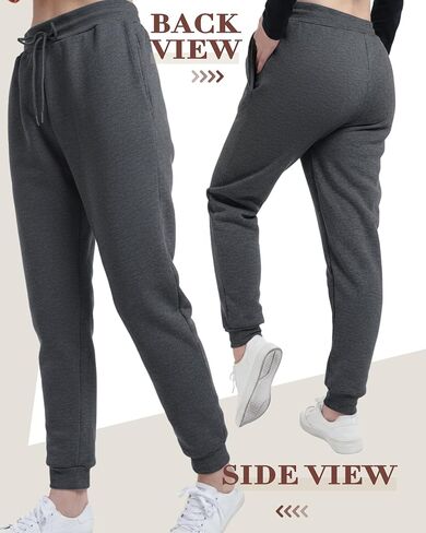 4 Pack Sweatpants Women Joggers Sweat Pants for Womens Fleece Sweatpants with Pockets Drawstring for Running Yoga in Saudi Arabia