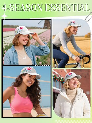 Biggun Trendy Embroidered Baseball Cap for Girls Women Men - Adjustable Soft Breathable Hats for Casual Wear in Saudi Arabia