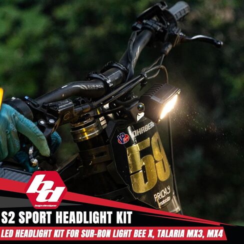 Baja Designs S2 Pro Headlight Kit for Sur-Ron Light Bee X و Talaria MX3/MX4 (Combo ؛ Clear) in Kuwait
