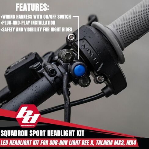 Baja Designs S2 Pro Headlight Kit for Sur-Ron Light Bee X و Talaria MX3/MX4 (Combo ؛ Clear) in Kuwait