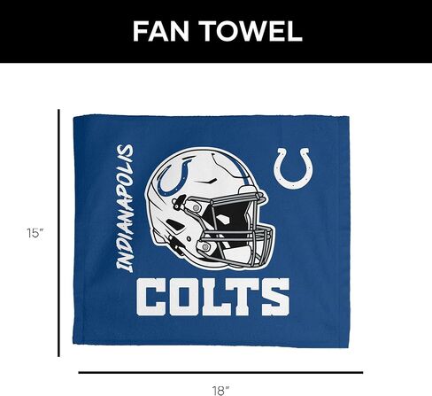 Northwest Indianapolis Colts NFL Rally - Rally Towel 18 x 15 Inches in Saudi Arabia