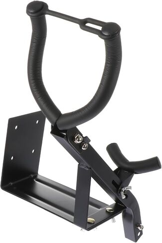 BESPORTBLE Alto Saxophone Holder Wall Mount Stand with Sponge Cushion for Scratch Protection Space-saving Design Suitable for Home Storage and Exhibition Display Black in Saudi Arabia