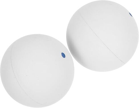 Milisten 2pcs Squash Training Balls for Beginners Rubber Practice Balls for Hand Eye Coordination Realistic Bounce Durable Construction for Skill Development in Saudi Arabia