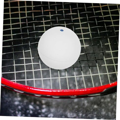 Milisten 2pcs Squash Training Balls for Beginners Rubber Practice Balls for Hand Eye Coordination Realistic Bounce Durable Construction for Skill Development in Saudi Arabia