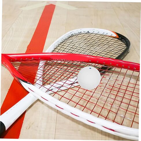 POPETPOP 2pcs Rubber Squash Training Balls for Hand Eye Coordination and Reaction Improvement for Beginner Practice Indoor and Outdoor Use Precision Weight for Enhanced Performance in Saudi Arabia