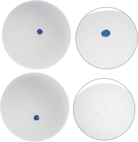 POPETPOP 2pcs Rubber Squash Training Balls for Hand Eye Coordination and Reaction Improvement for Beginner Practice Indoor and Outdoor Use Precision Weight for Enhanced Performance in Saudi Arabia