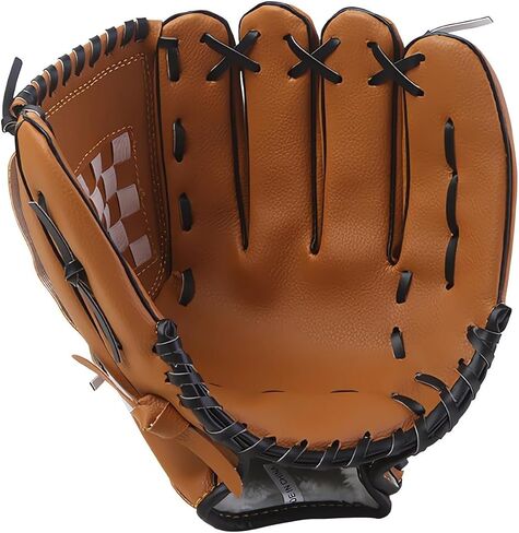 Baseball Glove,Baseball Softball Mitt,Ergonomic Design - Comfortable and Durable Mitt for Kids Youth Adults Training and Beginner in Saudi Arabia