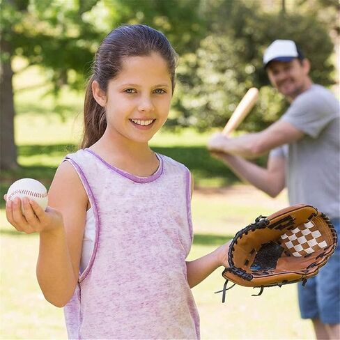 Baseball Glove,Baseball Softball Mitt,Ergonomic Design - Comfortable and Durable Mitt for Kids Youth Adults Training and Beginner in Saudi Arabia