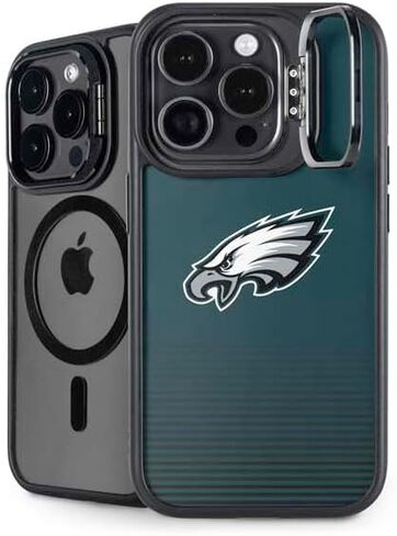 Skinit Kickstand Phone Case Compatible with iPhone 14 Pro Max - Officially Licensed NFL Philadelphia Eagles Breakaway Design in Saudi Arabia