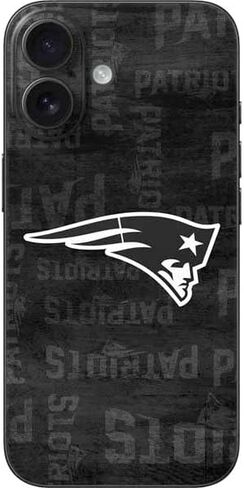 Skinit Decal Phone Skin Compatible with iPhone 16 - Officially Licensed NFL New England Patriots Large Logo Design in Saudi Arabia