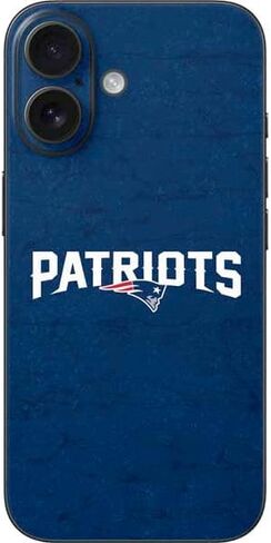 Skinit Decal Phone Skin Compatible with iPhone 16 - Officially Licensed NFL New England Patriots Large Logo Design in Saudi Arabia