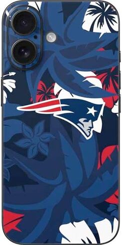 Skinit Decal Phone Skin Compatible with iPhone 16 - Officially Licensed NFL New England Patriots Large Logo Design in Saudi Arabia