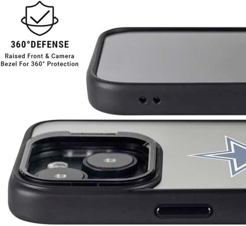 Skinit Kickstand Phone Case Compatible with iPhone 13 - Officially Licensed NFL Dallas Cowboys Breakaway Design in Saudi Arabia