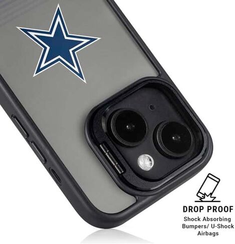Skinit Kickstand Phone Case Compatible with iPhone 13 - Officially Licensed NFL Dallas Cowboys Breakaway Design in Saudi Arabia