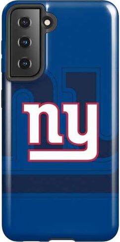 حافظة هاتف Skinit Pro متوافقة مع هاتف Galaxy S21 5G - تصميم رؤية مزدوجة مرخص رسميًا من NFL New York Giants in Kuwait