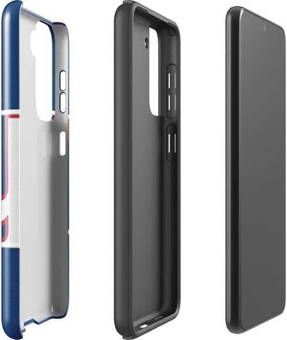 Skinit Pro Phone Case Compatible with Galaxy S21 5G - Officially Licensed NFL New York Giants Double Vision Design in Saudi Arabia