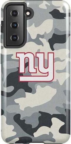 حافظة هاتف Skinit Pro متوافقة مع هاتف Galaxy S21 5G - تصميم رؤية مزدوجة مرخص رسميًا من NFL New York Giants in Kuwait