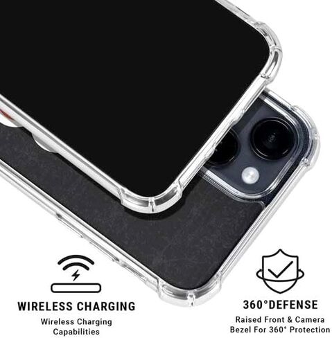 Skinit Clear Phone Case Compatible with iPhone 14 - Officially Licensed NFL Cincinnati Bengals - Distressed Design in Saudi Arabia