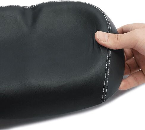 Bike Seat Noseless Wide Bicycle Seat Cushion for Women Men, Multiple Fit Saddle for Electric, Exercise, Cruiser Bikes, Black in Saudi Arabia