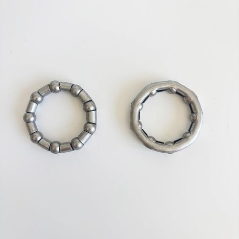 XYAUTO Bicycle Bottom Bracket Cup Set 2" Cup for Single Piece Crankset 5/16X9 Ball Retainer, One-Piece Crank Bottom Bracket Set Included Bearings in Kuwait