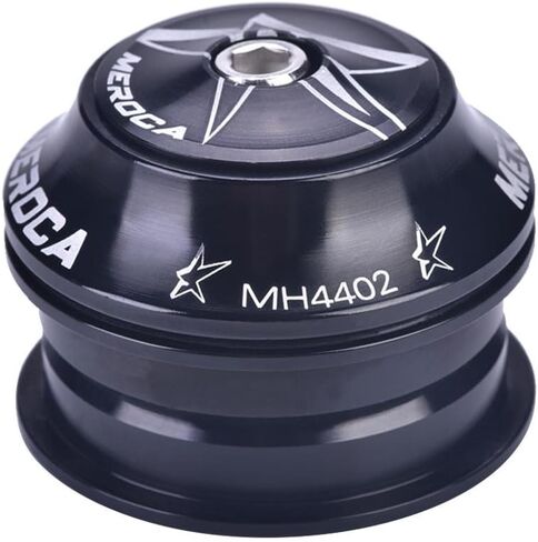 Headset Set 44mm Aluminium Alloy Bearing Headset Mountain Road Tube Accessories(Black) in Saudi Arabia