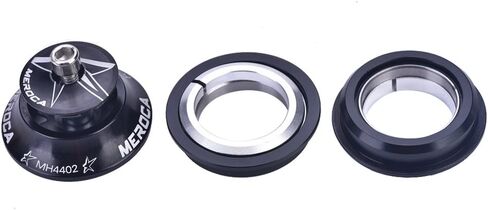 Headset Set 44mm Aluminium Alloy Bearing Headset Mountain Road Tube Accessories(Black) in Saudi Arabia