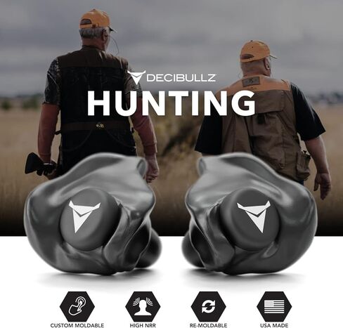 Decibullz Custom Molded Earplugs Master Case Pack (20 Pairs) Bulk Ear Plugs Individually Wrapped 31 dB Highest NRR  Hearing Protection for Shooting Travel Work Concerts - Multipack (Black) in Kuwait