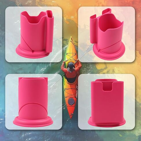 Cup Paddle Board,Paddle Board Accessories,Stand Up Cup Kayak Board and SUP Kayak Drink & Phone Holder (Pink) in Kuwait