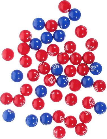 1 Pack Colored Balls Raffle Drawing Balls for Events Celebrations Game Bright Colors Easy to Read Numbers Reusable Material Color Printing in Saudi Arabia
