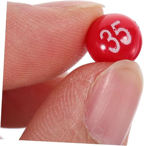 1 Pack Colored Balls Raffle Drawing Balls for Events Celebrations Game Bright Colors Easy to Read Numbers Reusable Material Color Printing in Saudi Arabia